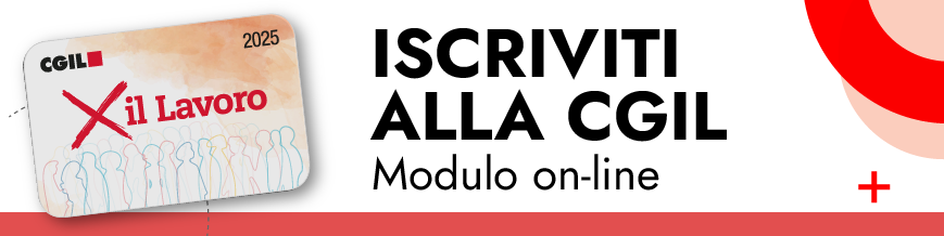 Iscriviti alla CGIL - Modulo on-line